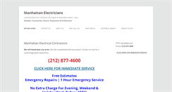Desktop Screenshot of manhattan-electricians.com