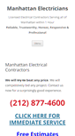 Mobile Screenshot of manhattan-electricians.com